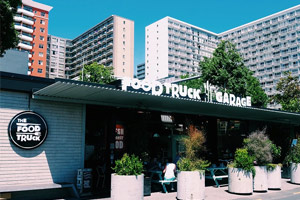 The Food Truck Garage industrial-style eatery plumbing and gas